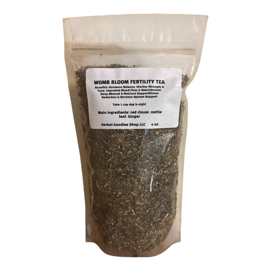 Womb Bloom Fertility Tea | Herbal Blend for Hormone Balance & Reproductive Support