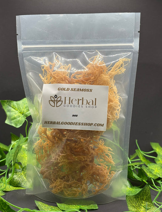 Gold Raw Sea moss